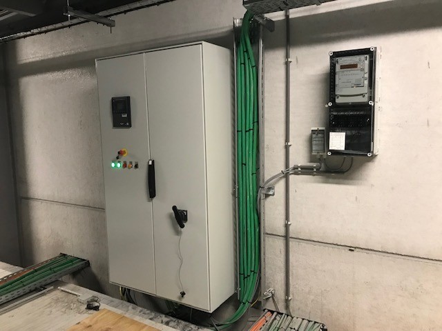 Batterij container